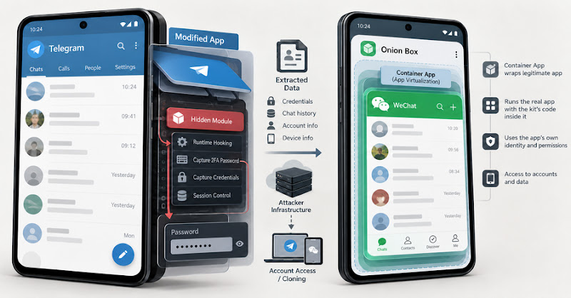 uCreator: Phần mềm gián điệp Android đánh cắp 2FA Telegram, sao chép tài khoản WeChat