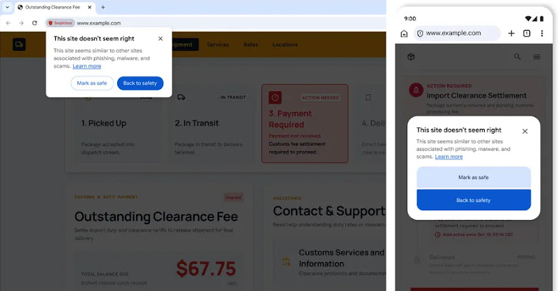 Chrome cảnh báo tấn công ClickFix, tăng cường xác minh dịch vụ tài chính