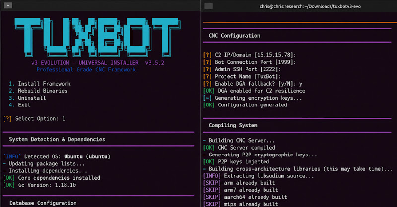 TuxBot v3 Evolution: Dấu hiệu botnet IoT được hỗ trợ bởi LLM