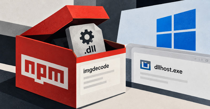 Gói npm imgdecode trong chiến dịch MALFEX giấu trình nạp shellcode