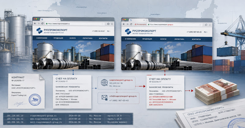 Chiến dịch lừa đảo 9 năm giả mạo website doanh nghiệp Nga để chiếm tiền đặt cọc
