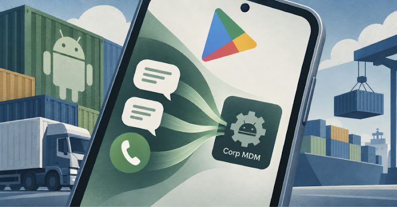 Spyware Android Corp MDM nhắm vào doanh nghiệp logistics