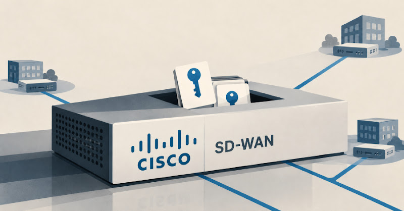 Tin tặc khai thác lỗ hổng Cisco SD-WAN để cài malware đánh cắp khóa mã hóa