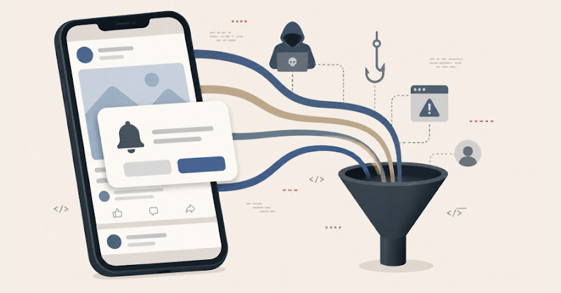 Chiến dịch lừa đảo sử dụng Facebook giả mạo và thông báo trình duyệt nhắm vào người dùng MENA