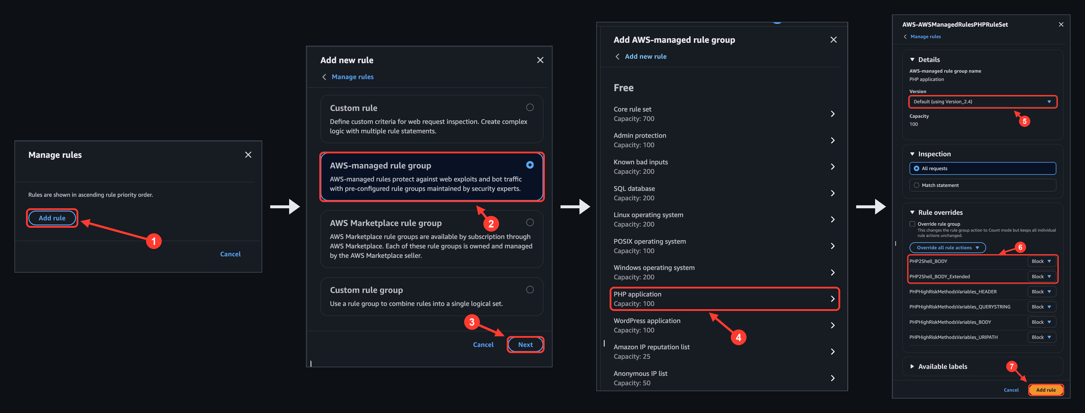 AWS WAF giảm thiểu lỗ hổng RCE PHP2Shell (CVE-2026-109618 & CVE-2026-109619)