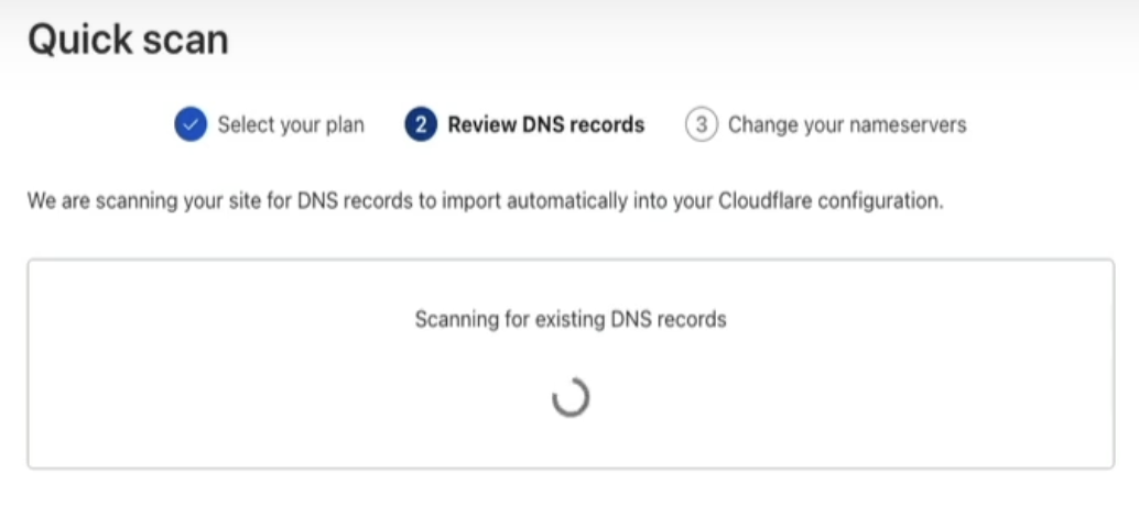 Review DNS records Cloudflare