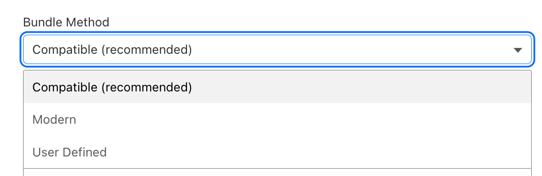 Cloudflare Bundle Method