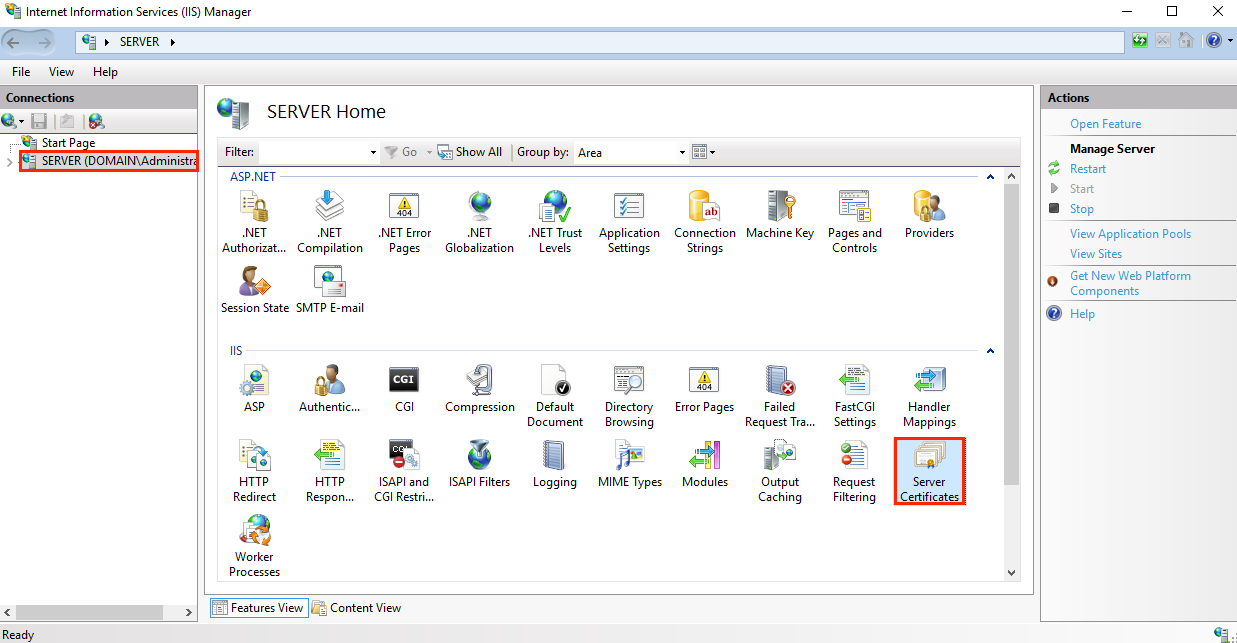 Cloudflare Installation Origin Cert - IIS 10