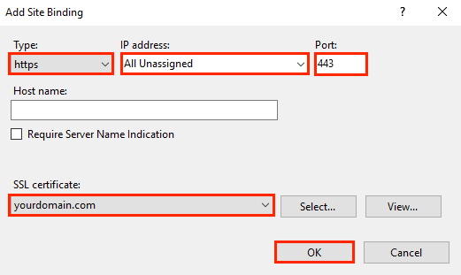 Cloudflare Installation Origin Cert - IIS 10 - Add Site Binding